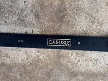 Vintage Carlisle Dark Green Leather Statement Belt|Medium