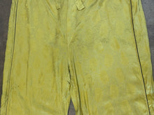 Vintage Yellow/Gold Silky Loungewear Novelty Chief Print Pants