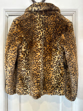 Vintage Junction West Leopard Print Reversible Coat|Small