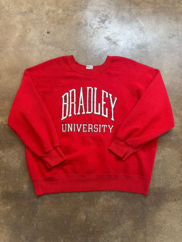 Vintage Bradley University Sweatshirt | Tag Size X-Large