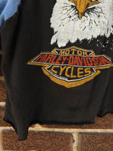 80’s Harley Davidson Cropped Tee | Size Small