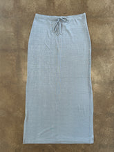 Vintage Silver Shimmery Maxi Skirt|Small