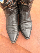 Vintage 40’s 50’s Nocona Pee Wee Shorty Inlay Cowboy Boots | Womens 8.5-9