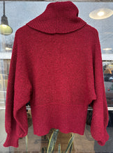 Vintage burgundy turtleneck sweater