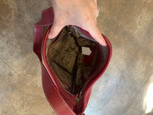 Vintage Coach Early 2000s Red Leather Bucket Bag