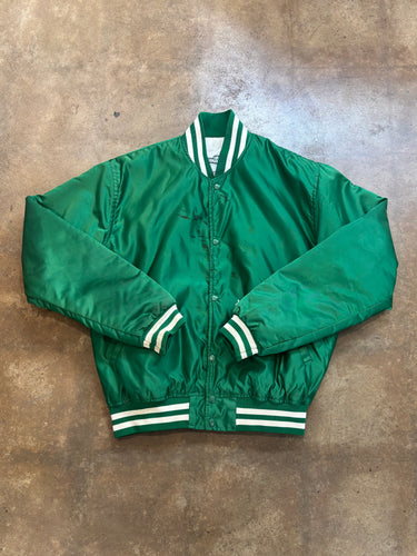 Vintage Talon Tackle Satin Bomber Jacket | Tag size Large