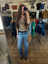 Vintage Distressed Blue Jeans