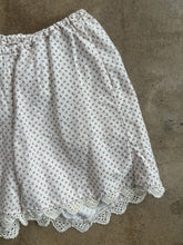 Vintage Cotton Floral Bloomer Shorts|Medium