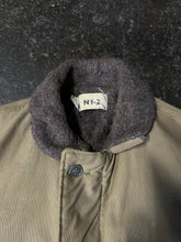 Vintage 50s/60s N1-2 Civilian Deck
Jacket - Khaki Sherpa Lined
Military Style Coat|Large