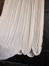 Antique 30’s Silk Chiffon pale blue slip dress | large
