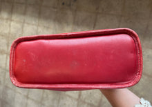 Vintage Coach Red Leather Bleecker Satchel Bag