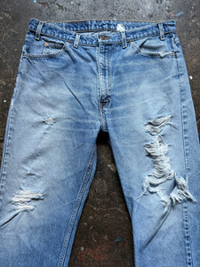 Vintage Levi’s 505 distressed jeans | measures 37"x 29"