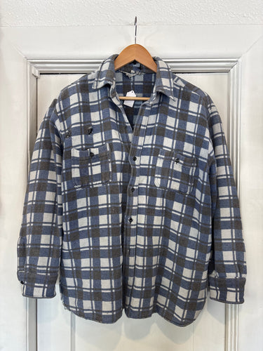 50’s 60’s Thick Cotton Flannel Shirt | Size XL