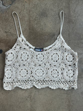 Vintage Cream Lace Tank Top|M/L