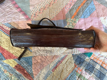 Vintage 80’s dark brown eel skin purse