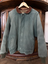 Vintage 90s Faded Sage Green Walls Blizzard-Pruf Canvas Bomber Jacket|XL