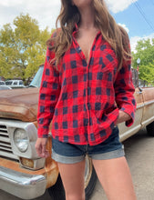 Vintage Open Trail cotton flannel | Medium