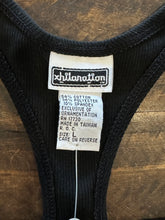 Black crop tank top|size large