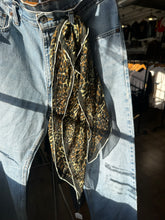Vintage Leopard Print Scarf
