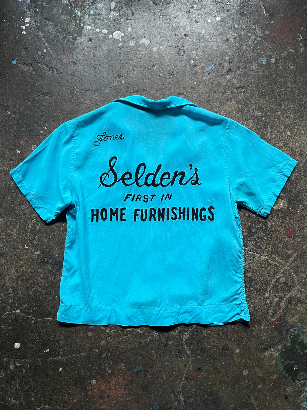 60’s Seldon’s chain stitched bowling shirt | sm/m