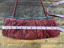 Vintage Red Snakeskin Purse/Clutch
