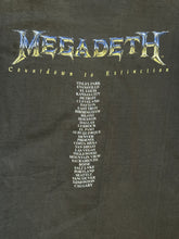 Vintage 1992 MEGADEATH Countdown To Extinction Tour Tee|Large