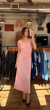 90’s Newport News Rose Beaded Bias Cut Maxi Dress | size 12