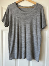 Vintage Cotton Plain Grey T-Shirt|Size Medium