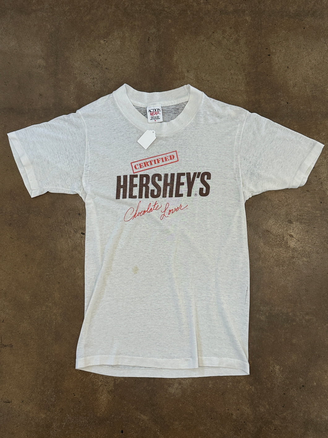 Vintage Hersheys chocolate
lover tee