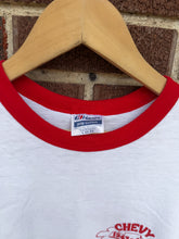 Vintage Heavy Chevy Truck Parts Ringer Tee | Tag Size Large