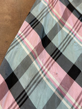 Vintage 70s Princess Pat Plaid Midi Skirt|26”