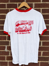 Vintage Heavy Chevy Truck Parts Ringer Tee | Tag Size Large