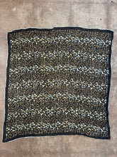 Vintage Leopard Print Scarf