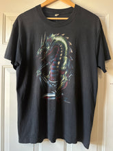 Vintage 1989 Dragon Fantasy Art Graphic Tee|Large