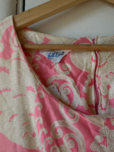 70’s pink + cream wide-leg jumpsuit