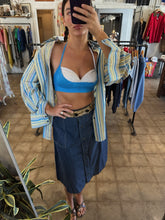 Vintage 1970’s Super Blues Long Denim Skirt|Waist Size 28”