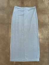Vintage Silver Shimmery Maxi Skirt|Small