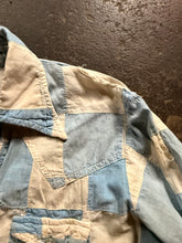 Vintage 70’s Chambray Patchwork Shirt | small