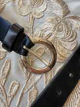 Vintage Limited black leather belt | M