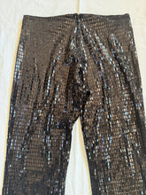 Vintage 90’s Low Rise Black Disco Pants | medium