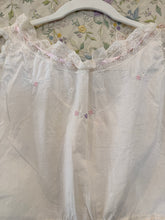 Antique Edwardian Cotton Lace Embroidered Corset Cover | Sm/M