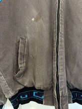 Vintage 90s Walls Mountain Southwestern Canvas Bomber Jacket|Large