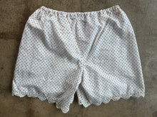Vintage Cotton Floral Bloomer Shorts|Medium