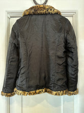 Vintage Junction West Leopard Print Reversible Coat|Small