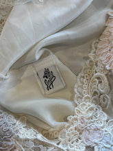 80’s Satin & Lace drop waist slip set | Medium
