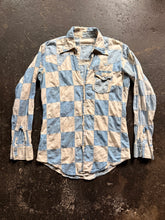 Vintage 70’s Chambray Patchwork Shirt | small