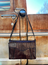 Vintage 80’s dark brown eel skin purse