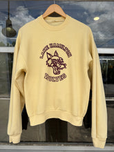 Vintage Lake Hamilton Wolves Yellow Sweatshirt|S/M
