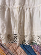 Antique Edwardian Cotton Crochet Slip | sm/m