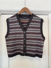 Vintage Theomiles stripe knit vest | sm/m
